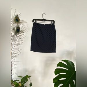 Banana Republic Blue Mini Pencil Skirt Workwear Essential